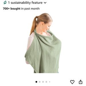 Sage Green Nursing Cover